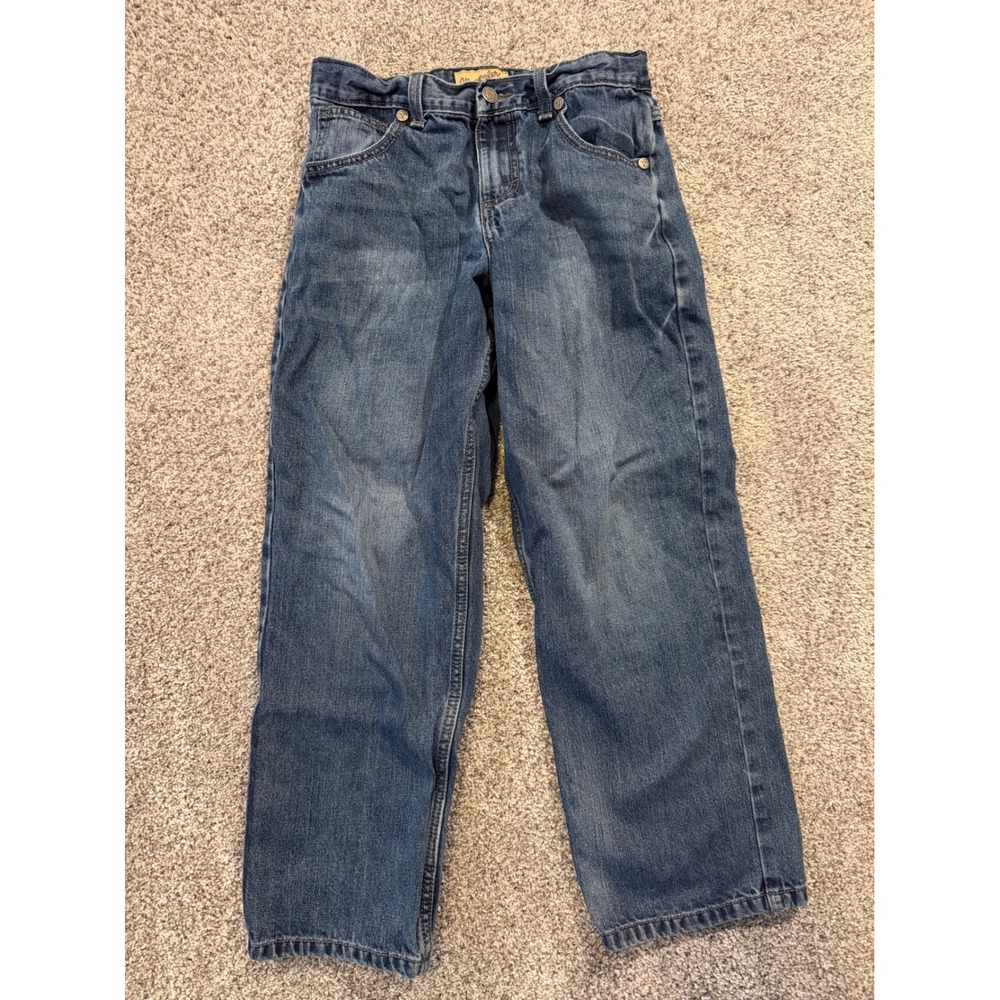 Wrangler 20X Jeans Kids 27X26 * Blue Denim Straight Leg Casual Pants